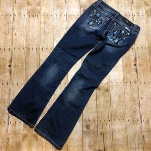 Miss Me Jeans Blue Boot Cut 29 Embellished